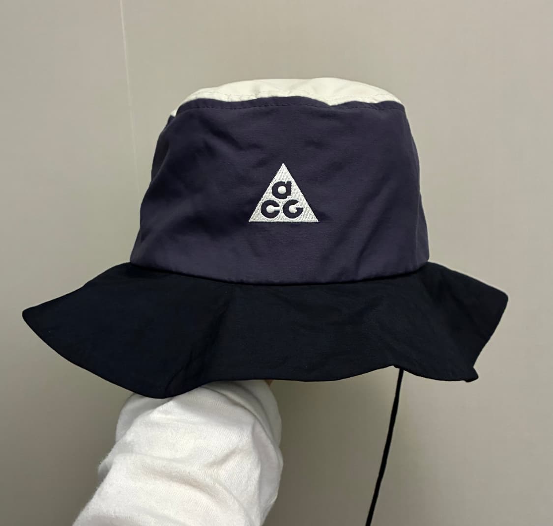 (M~L)나이키 ACG 그리드아이언 버킷햇 벙거지모자 블랙 상품이미지2