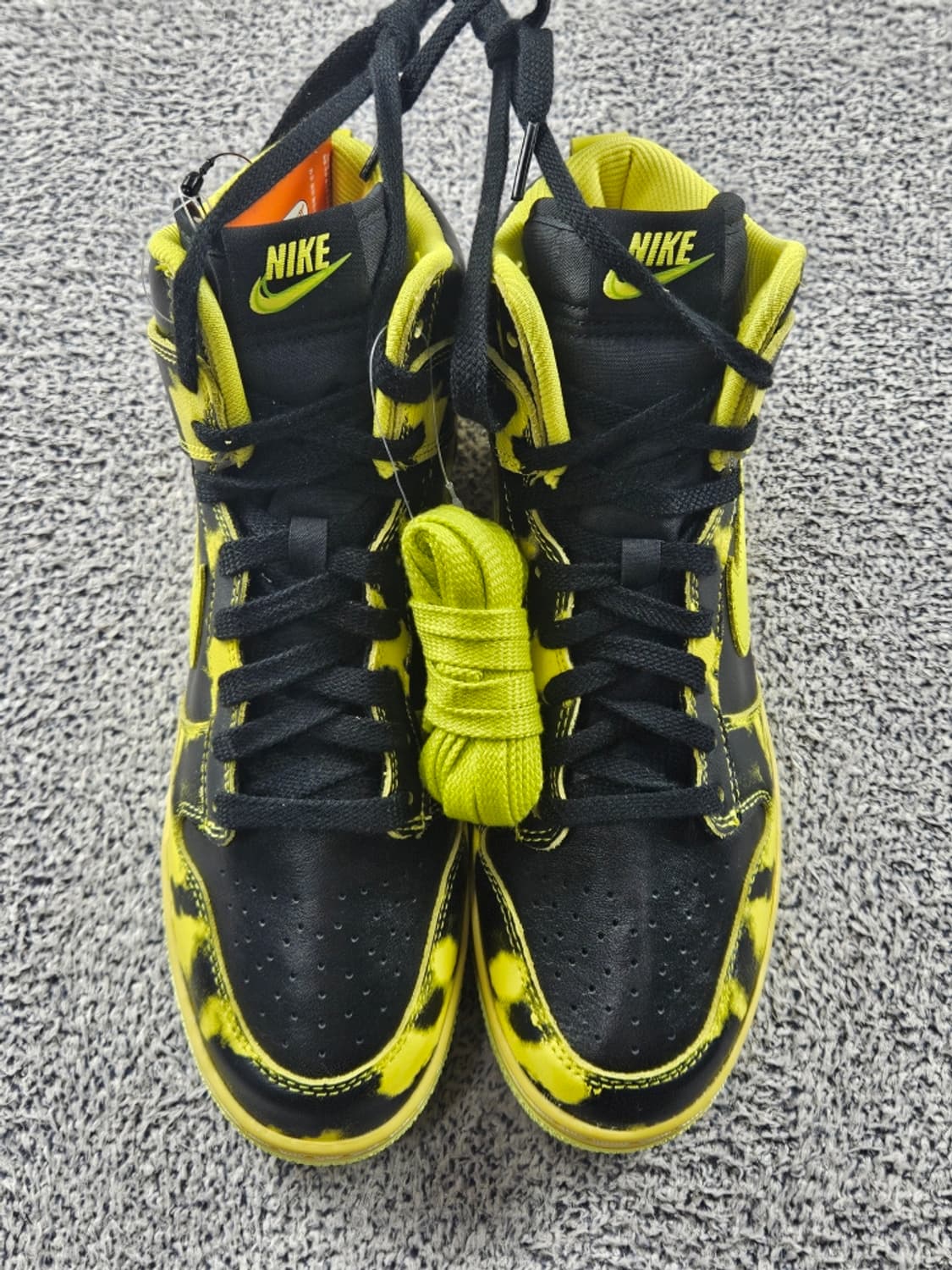 나이키 덩크하이 SP 옐로우애시드워시 스니커즈 (260MM)/ 10785 상품이미지2