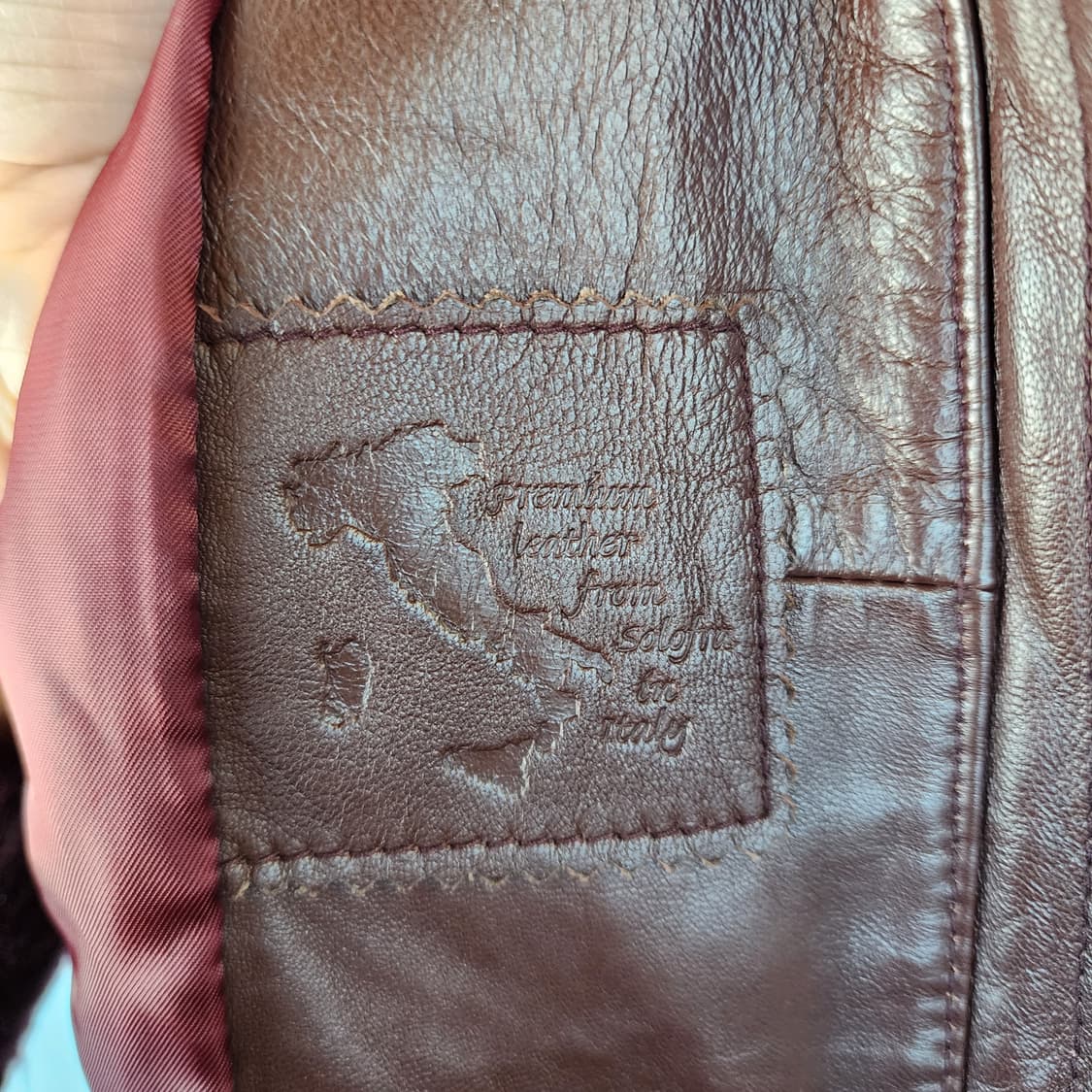 더 아이잗 양가죽 자켓 브라운 상품이미지6