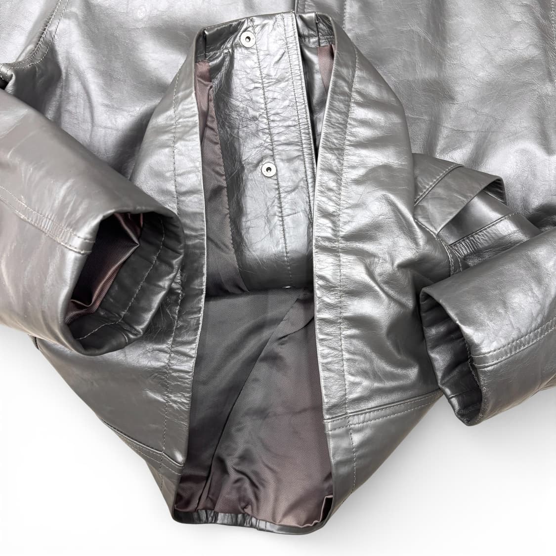 90's 아르마니 익스체인지 레더 자켓 상품이미지6