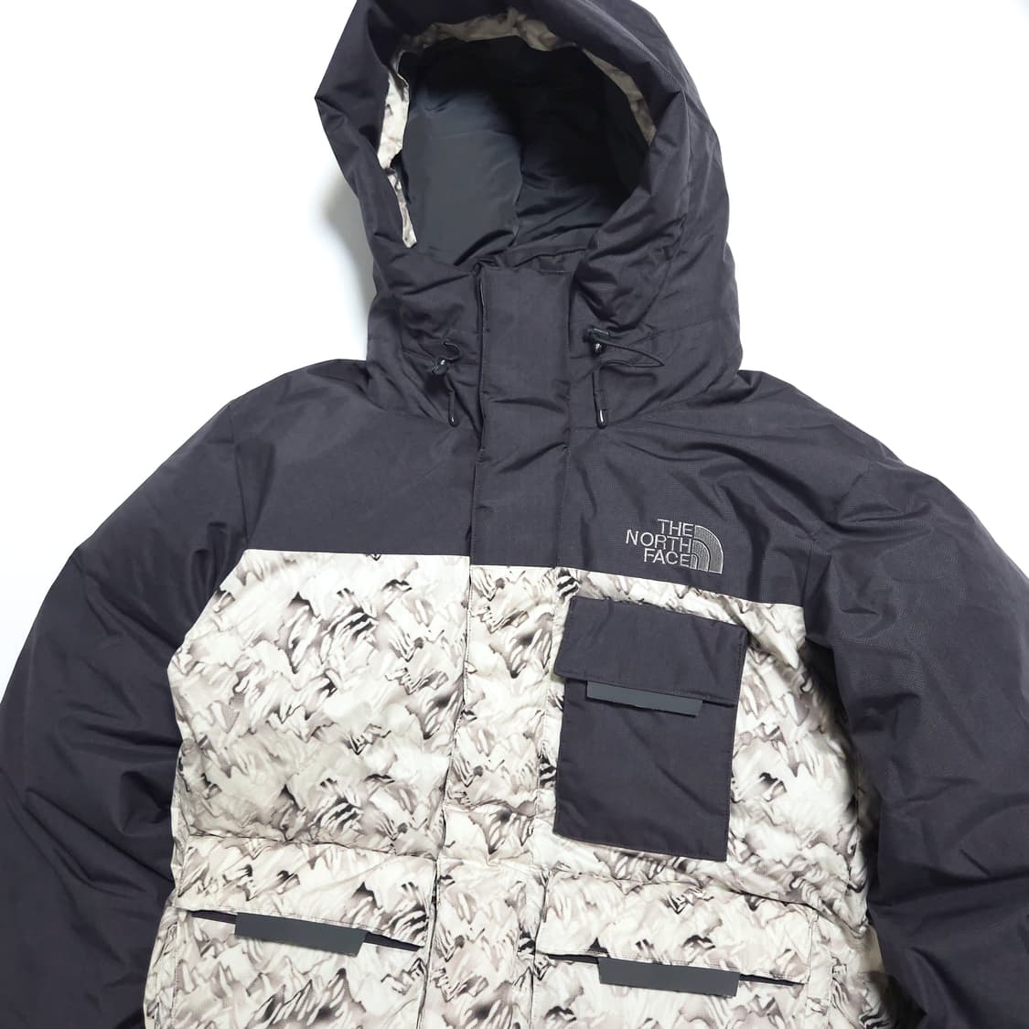 노스페이스 700 노벨티 폴라 구스다운 패딩 자켓 그레이 상품이미지6