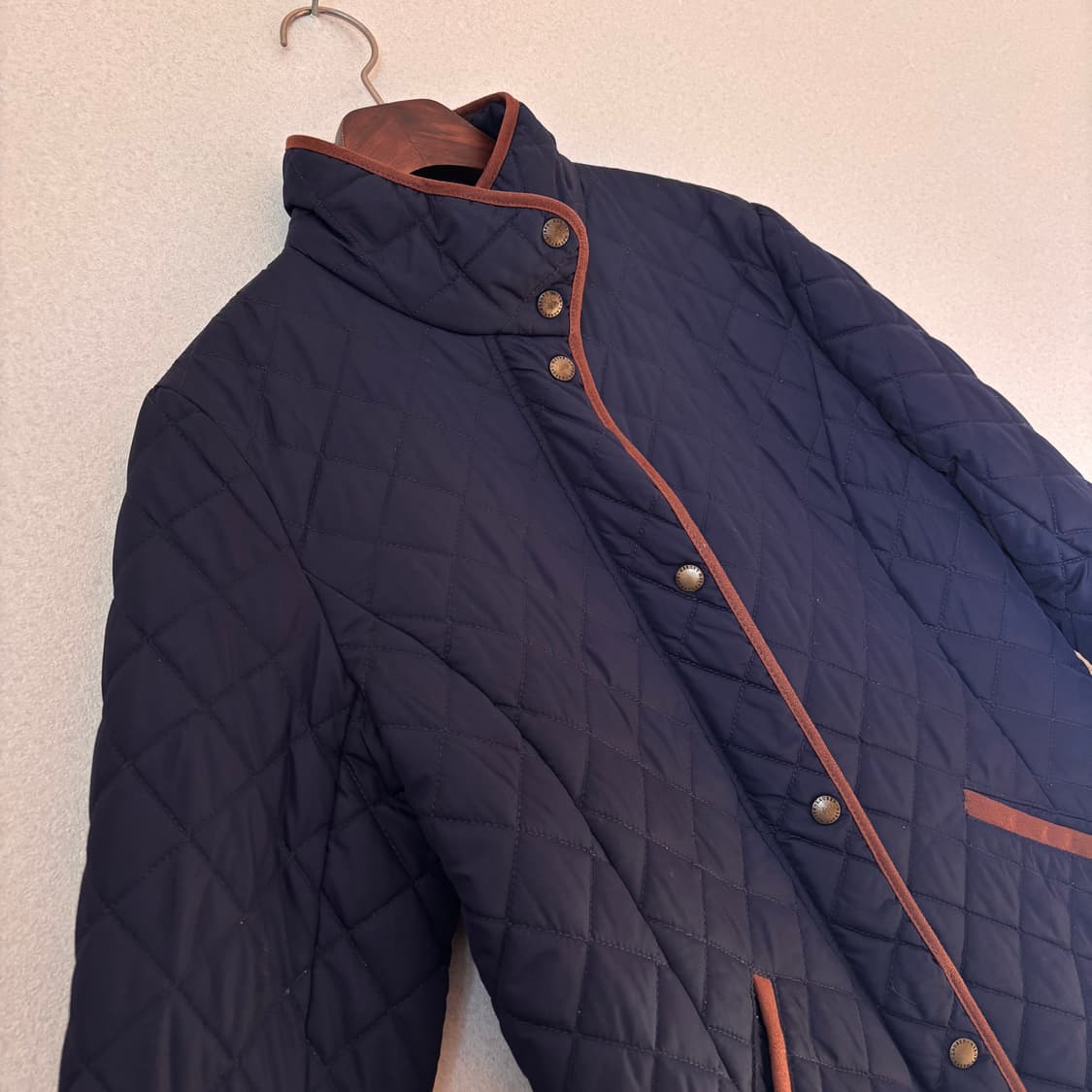 랄프로렌 XS 라이트 누빔 퀼팅 자켓 네이비 폴로 로렌  상품이미지10
