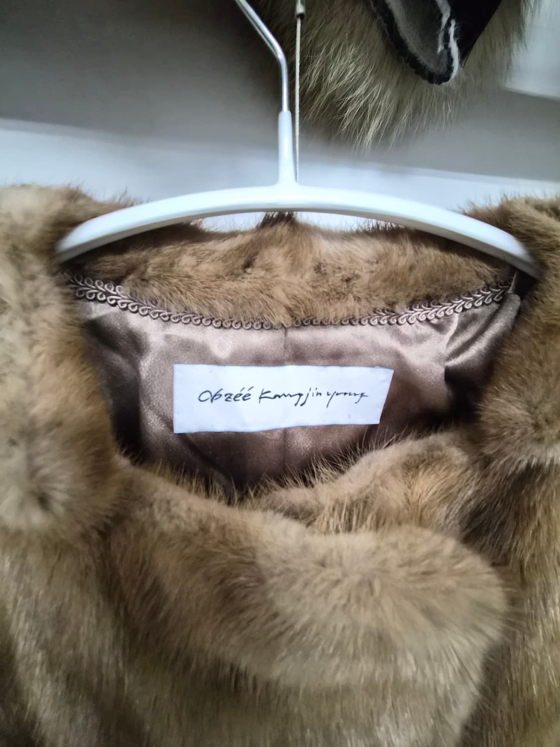 오브제 플래티넘 벌룬밍크자켓 상품이미지2