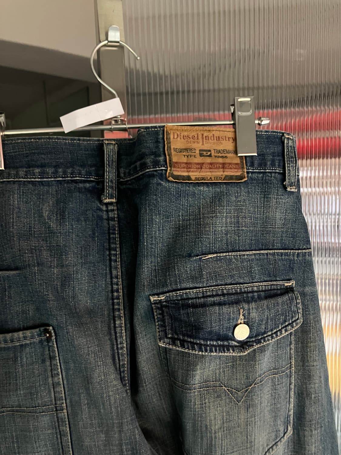 디젤 와이드핏 데님팬츠 상품이미지3