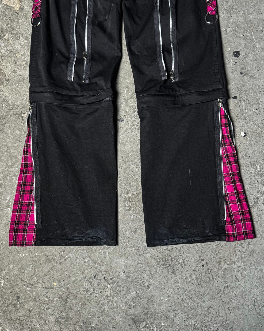 TRIPP NYC – Pink Tartan Bondage Zip Pant 상품이미지9