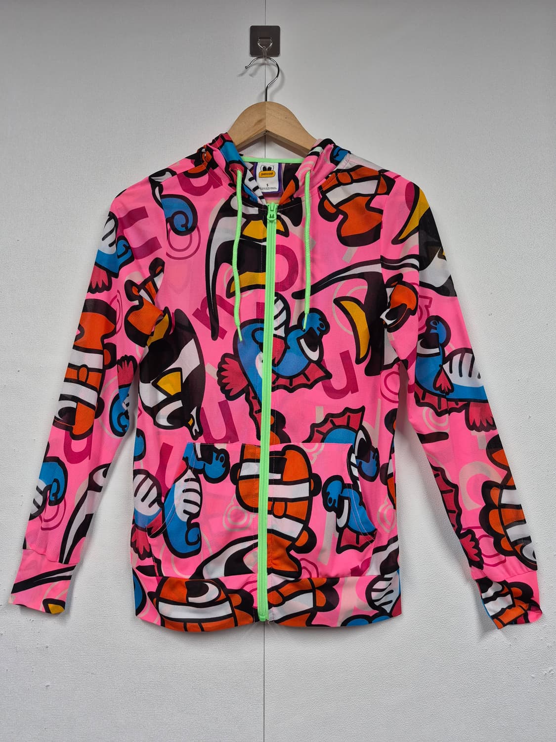 팬콧 워터그래피티 후드 집업 상품이미지1