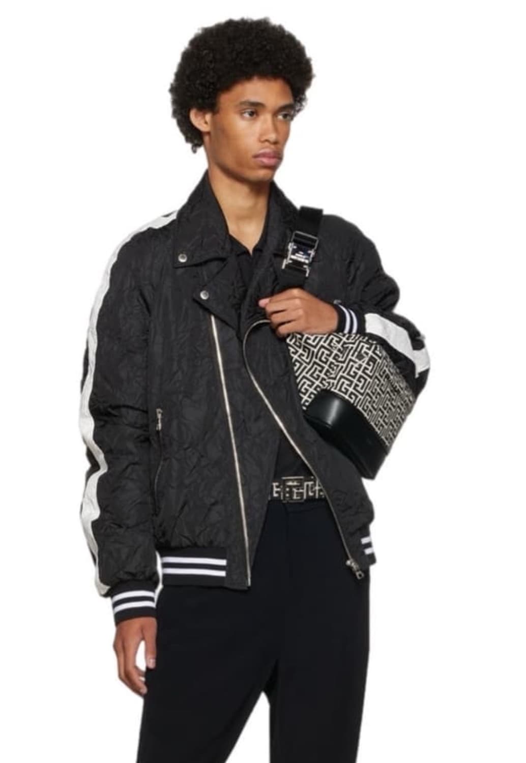 발망 23ss 크링클 라이더  봄버 자켓 상품이미지1