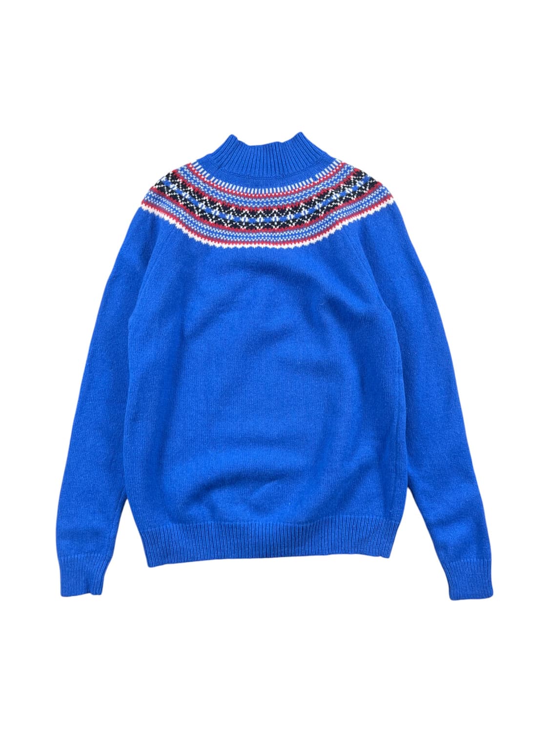 JWA X Uniqulo 노르딕 패턴 블루 컬러 울 니트 상품이미지4