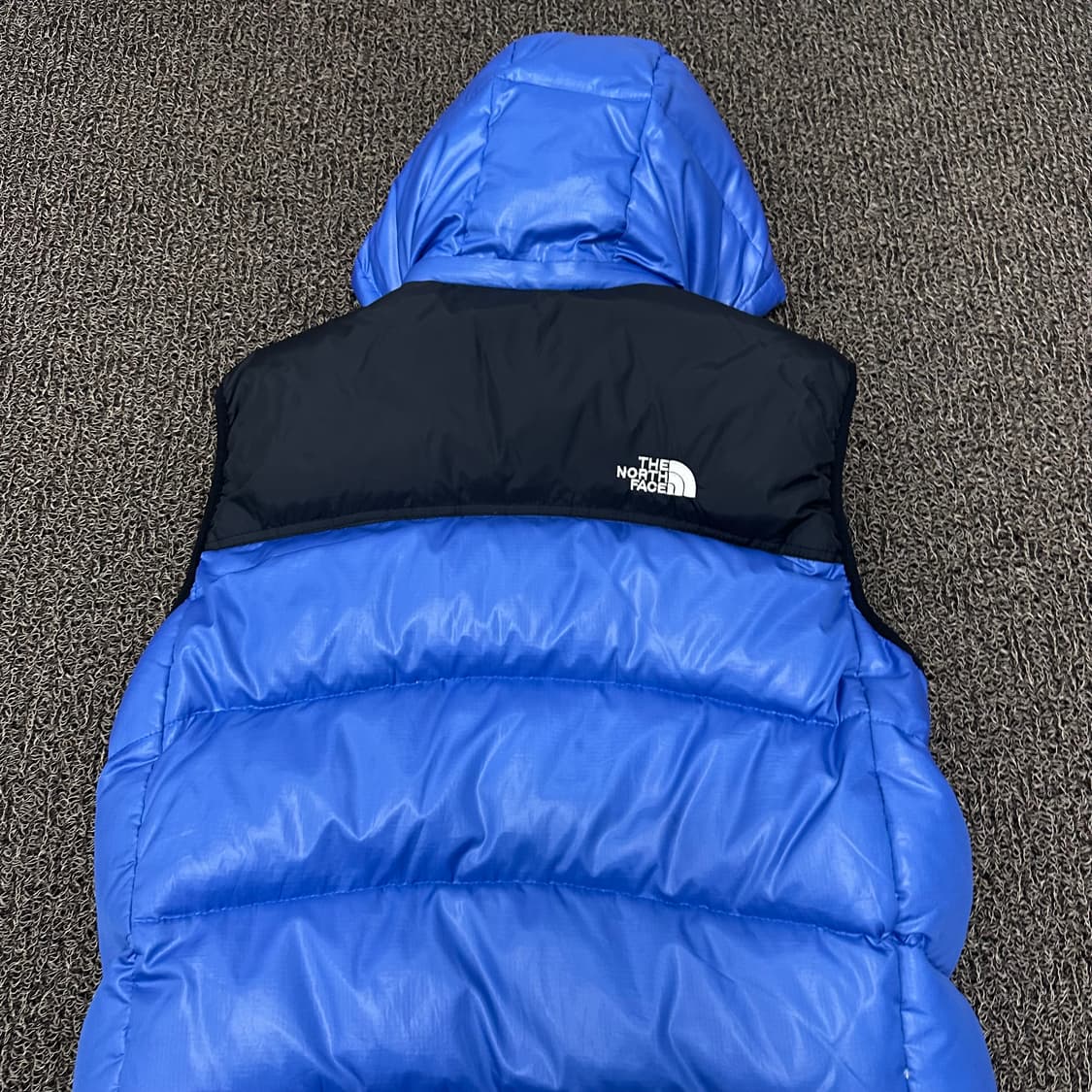노스페이스 써밋 850 블루 덕다운 패딩조끼 L 상품이미지5