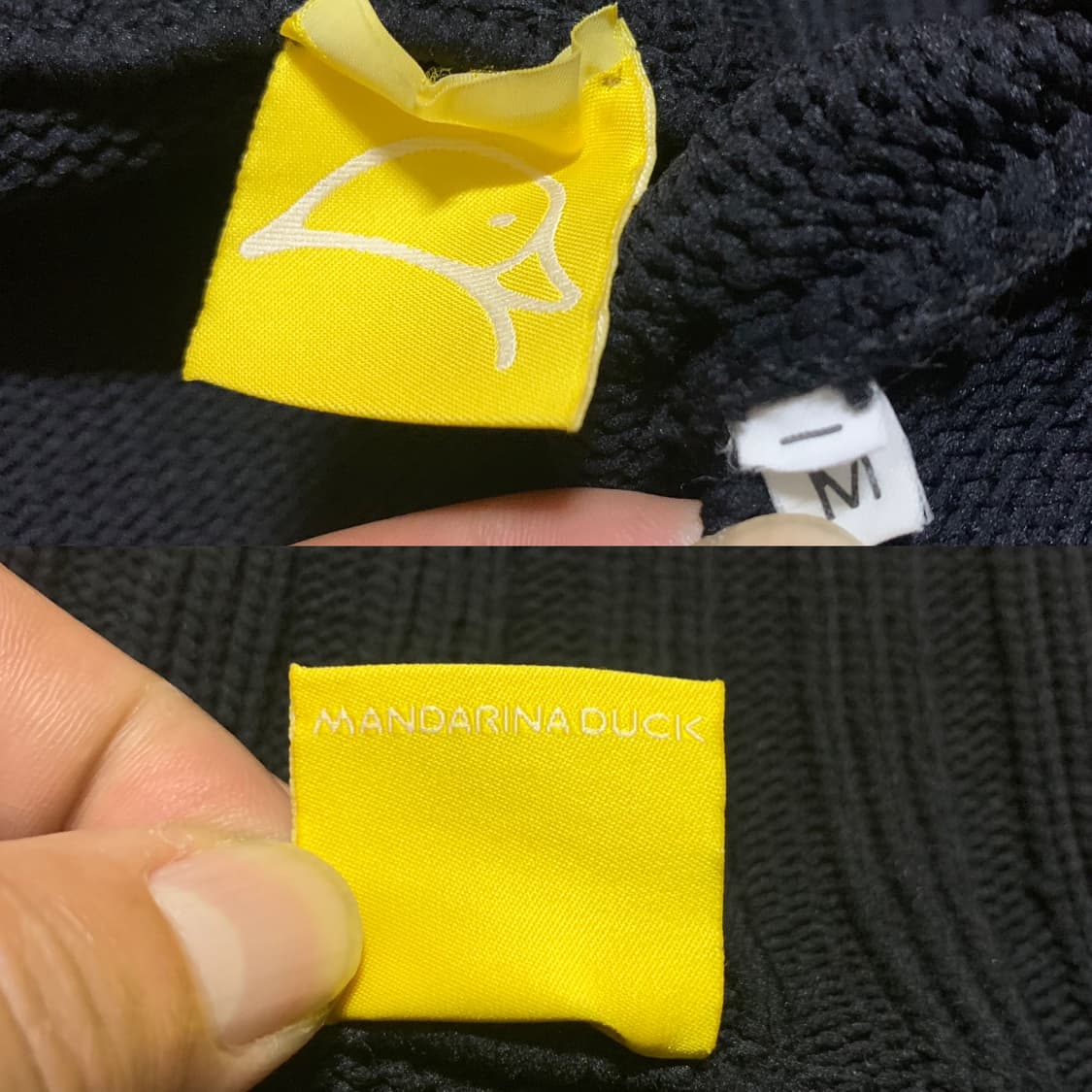 MANDARINA DUCK 00'S 만다리나 덕 하이넥 집업 카디건 상품이미지8