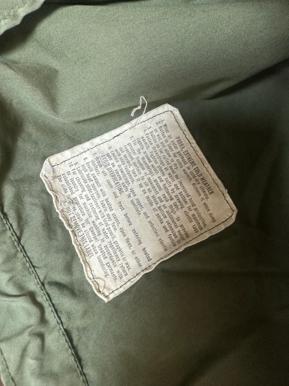 오리지날 m65 피쉬테일 개파카 외피 내피 미디움 상품이미지6