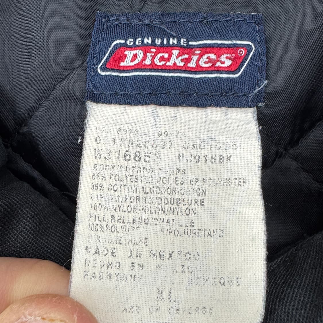디키즈 00s OG 아이젠하워 워크자켓 블랙 상품이미지7