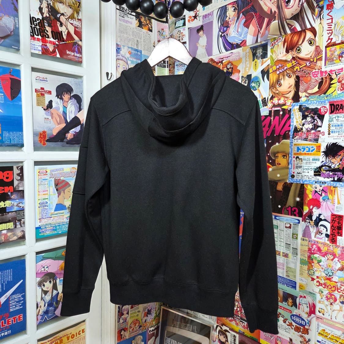 JPN 펑크 멀티포켓 레터링 후드 집업 상품이미지5