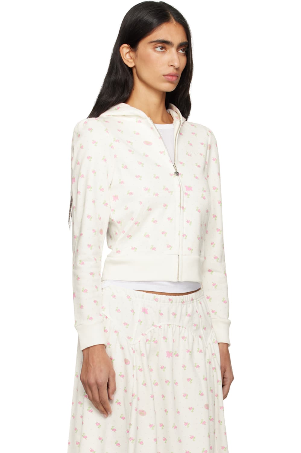 [XS,S]샌디리앙 25fw 카다멈 후드집업/화이트 상품이미지2