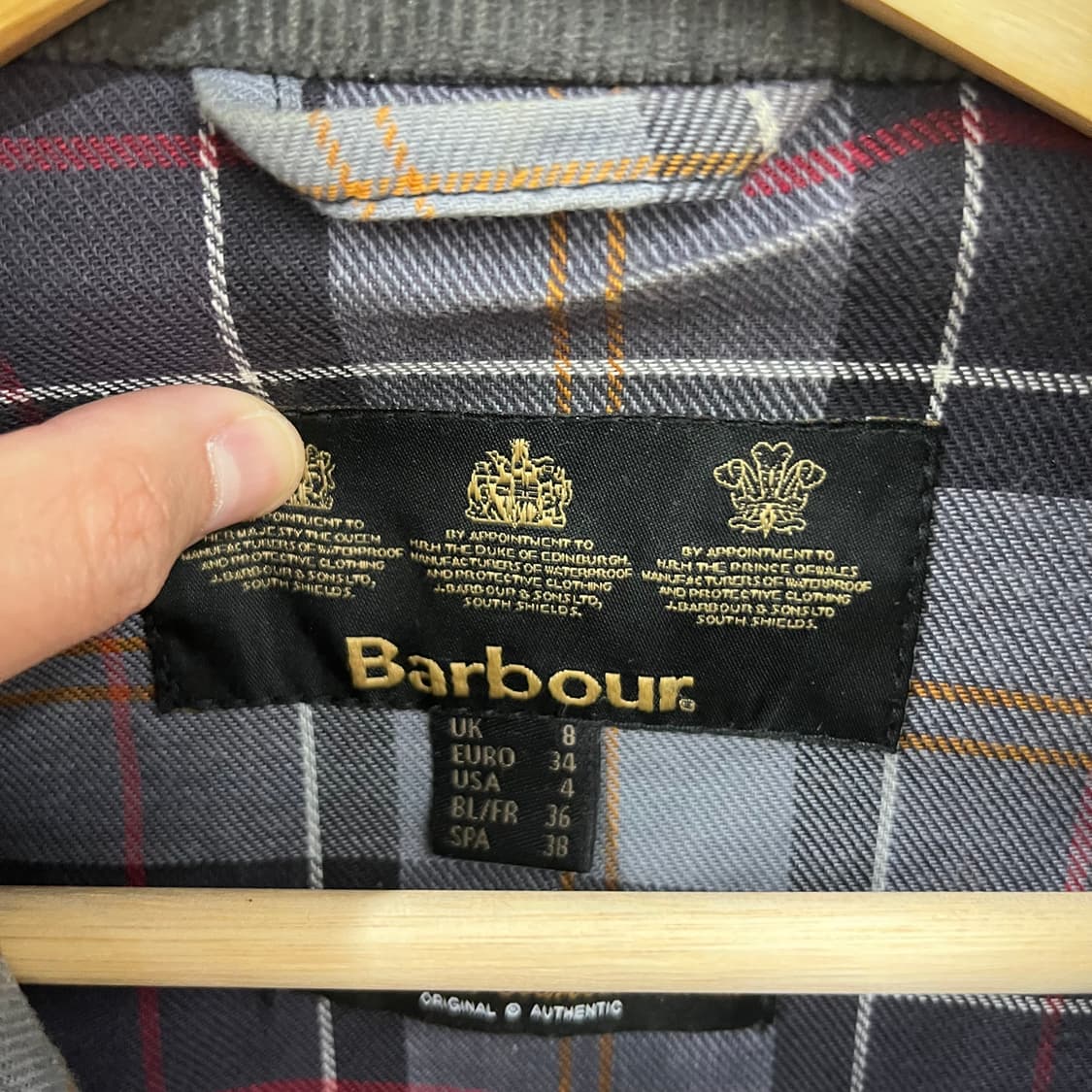 바버 우먼 인터네셔널 왁스자켓 Uk8 상품이미지4