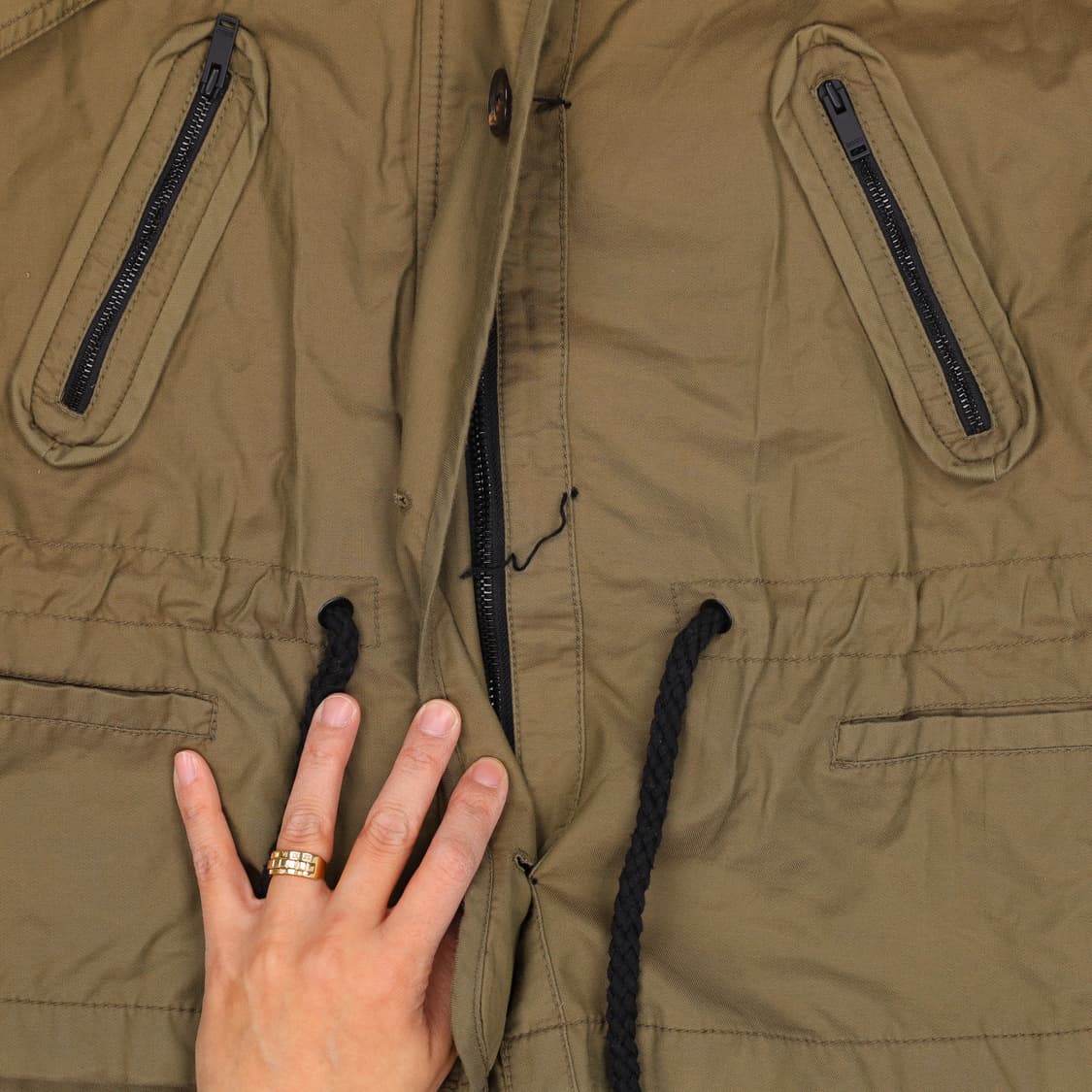 [85-160] 주크 여성 숏 야상자켓 1229H2 상품이미지4