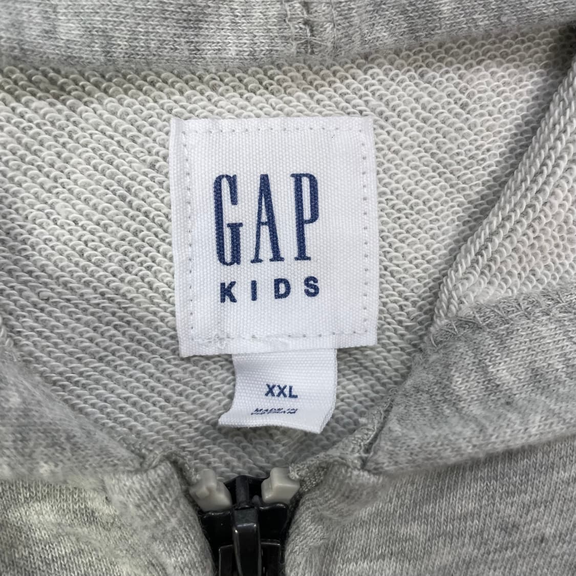 갭 Gap 스펠 로고 후드집업 그레이 상품이미지3