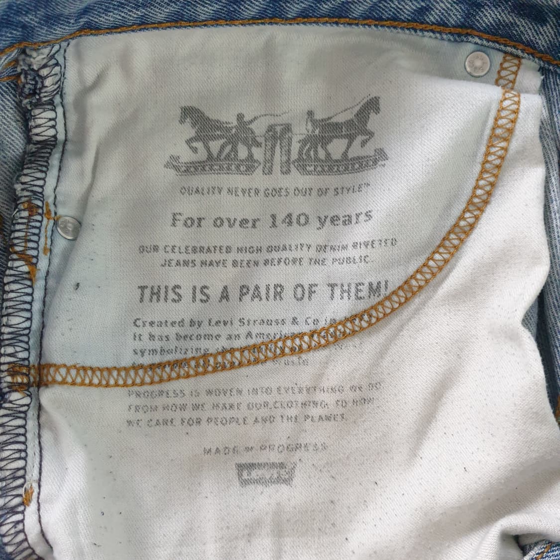 LEVI'S 데님 팬츠 상품이미지10