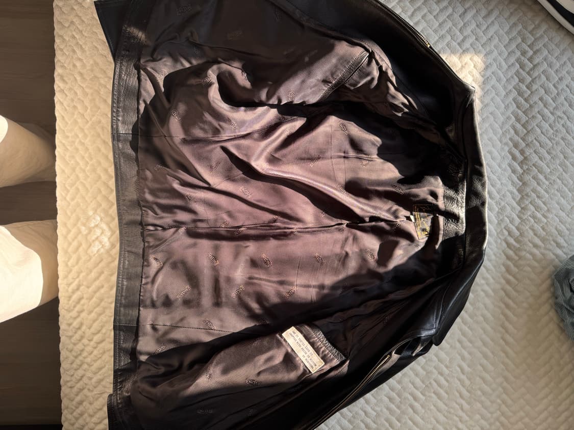 본쿠라 사샤레더 자켓 38사이즈 상품이미지3