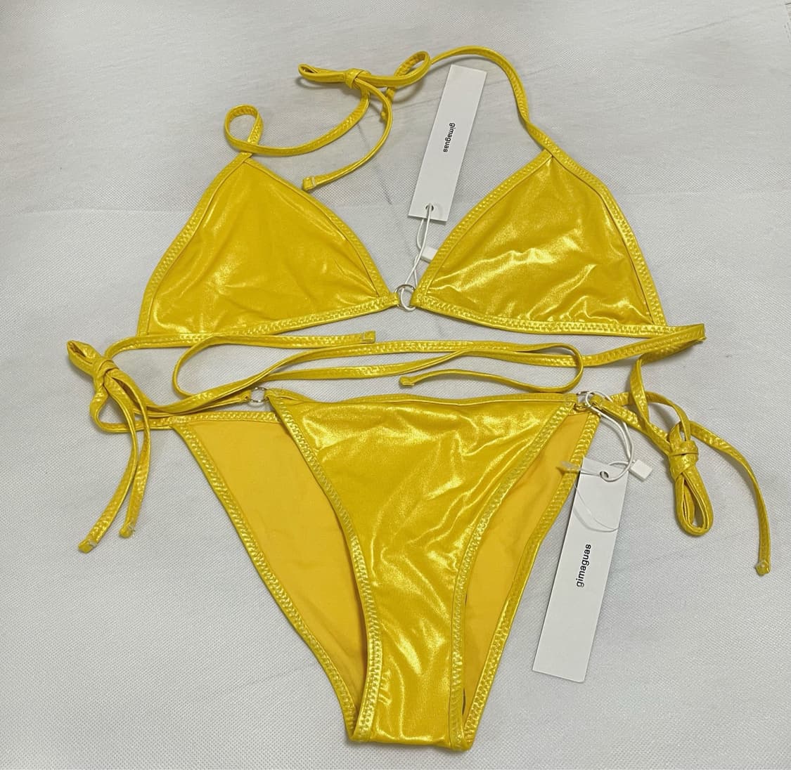 [M]기마구아스 Rina 비키니 Set/옐로우 상품이미지1