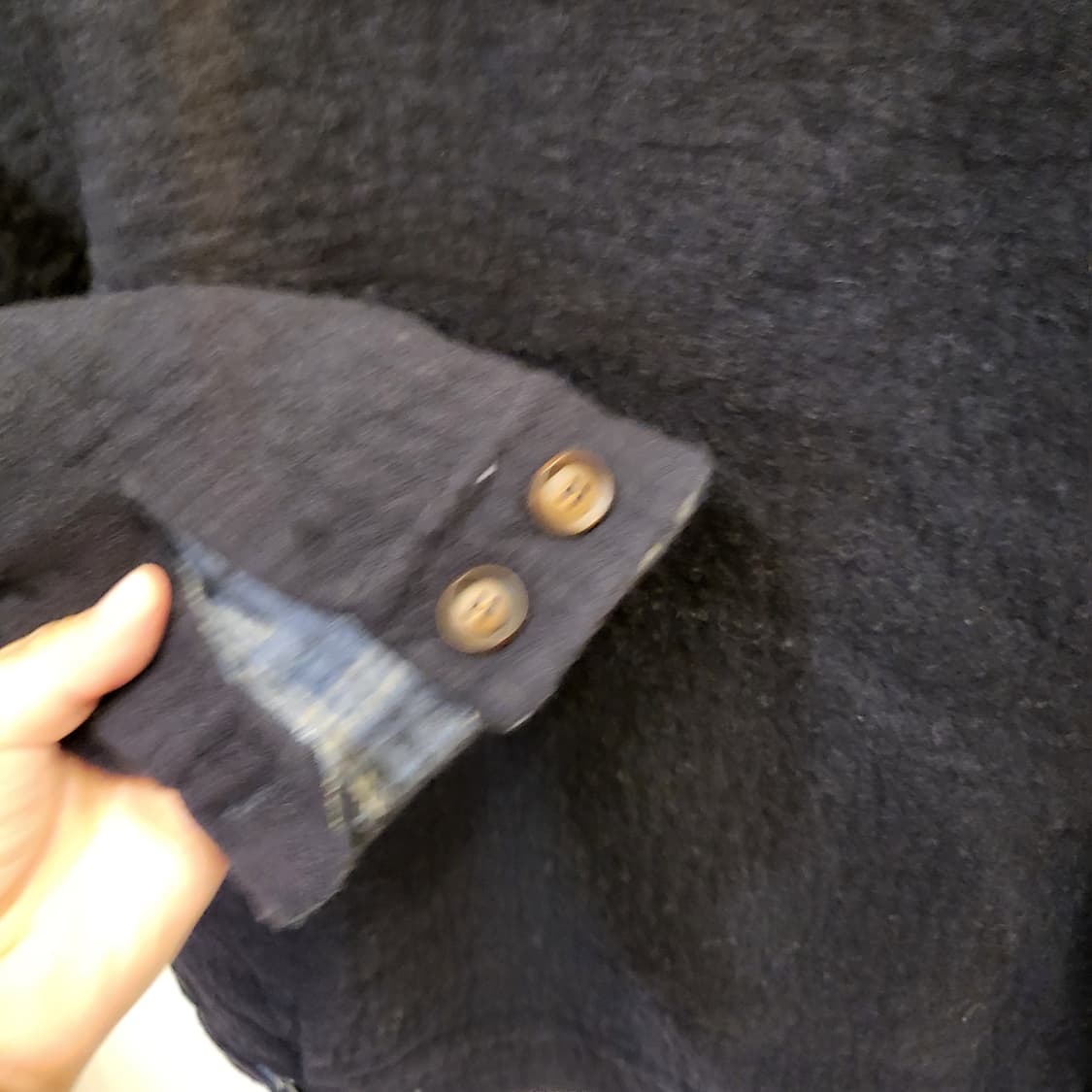 라코스테 블랙 울 코치 자켓 상품이미지8