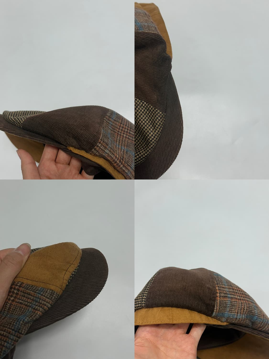 race-g 빈티지 패치워크 헌팅캡 일본빈티지 상품이미지7