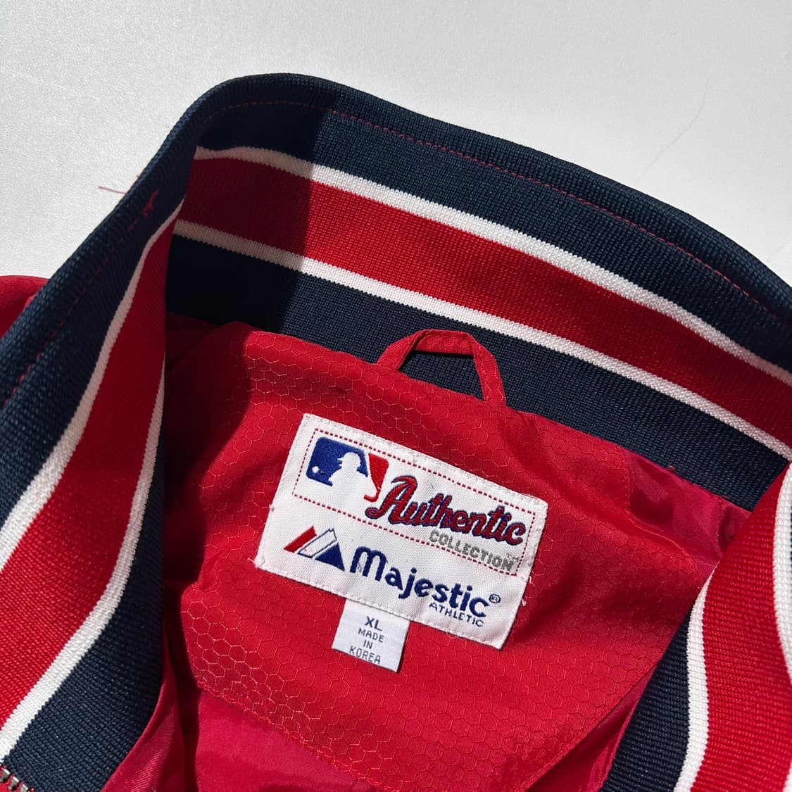 마제스틱 LA 에인절스 덕아웃 스타디움 바시티 자켓 상품이미지4