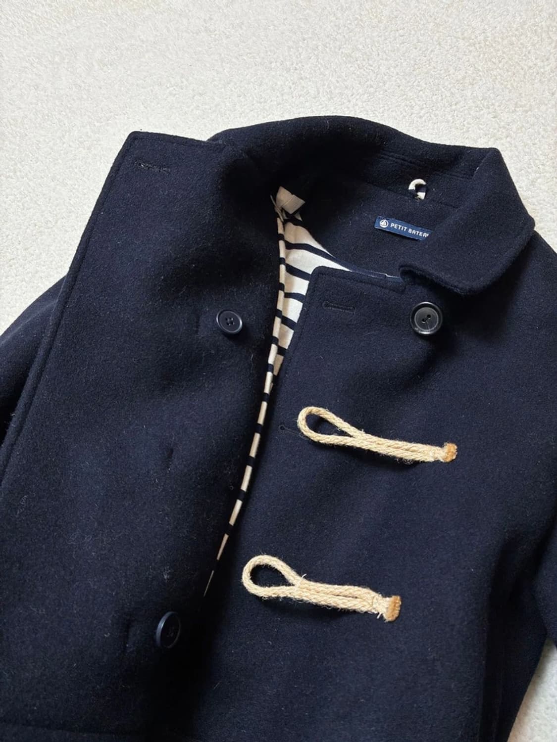 쁘띠바또 PETIT BATEAU 아동 도글 숏 울 자켓 PN6336 상품이미지3