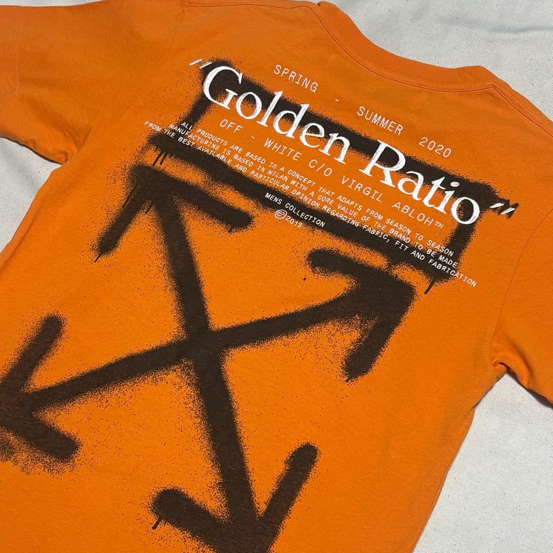 🫶🏻 오프화이트 오렌지 반팔티 🫶🏻 상품이미지2