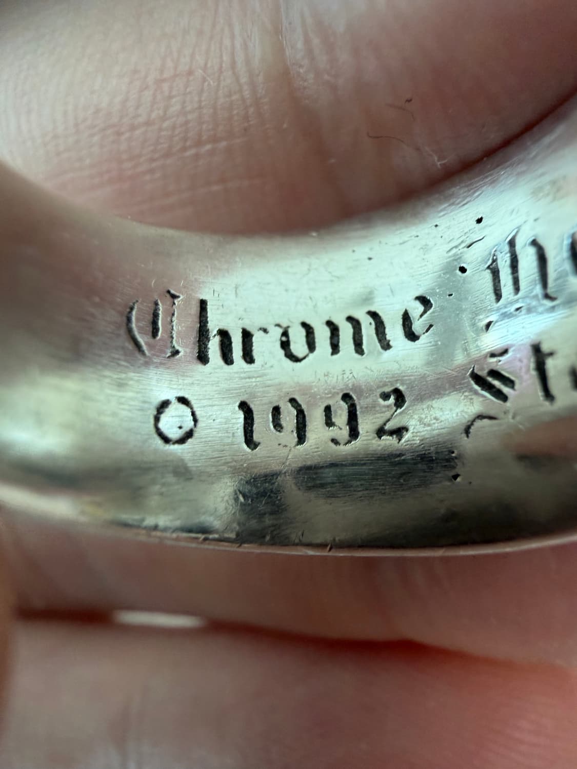 [us 6.5] 크롬하츠 플로랄 크로스 링 상품이미지6