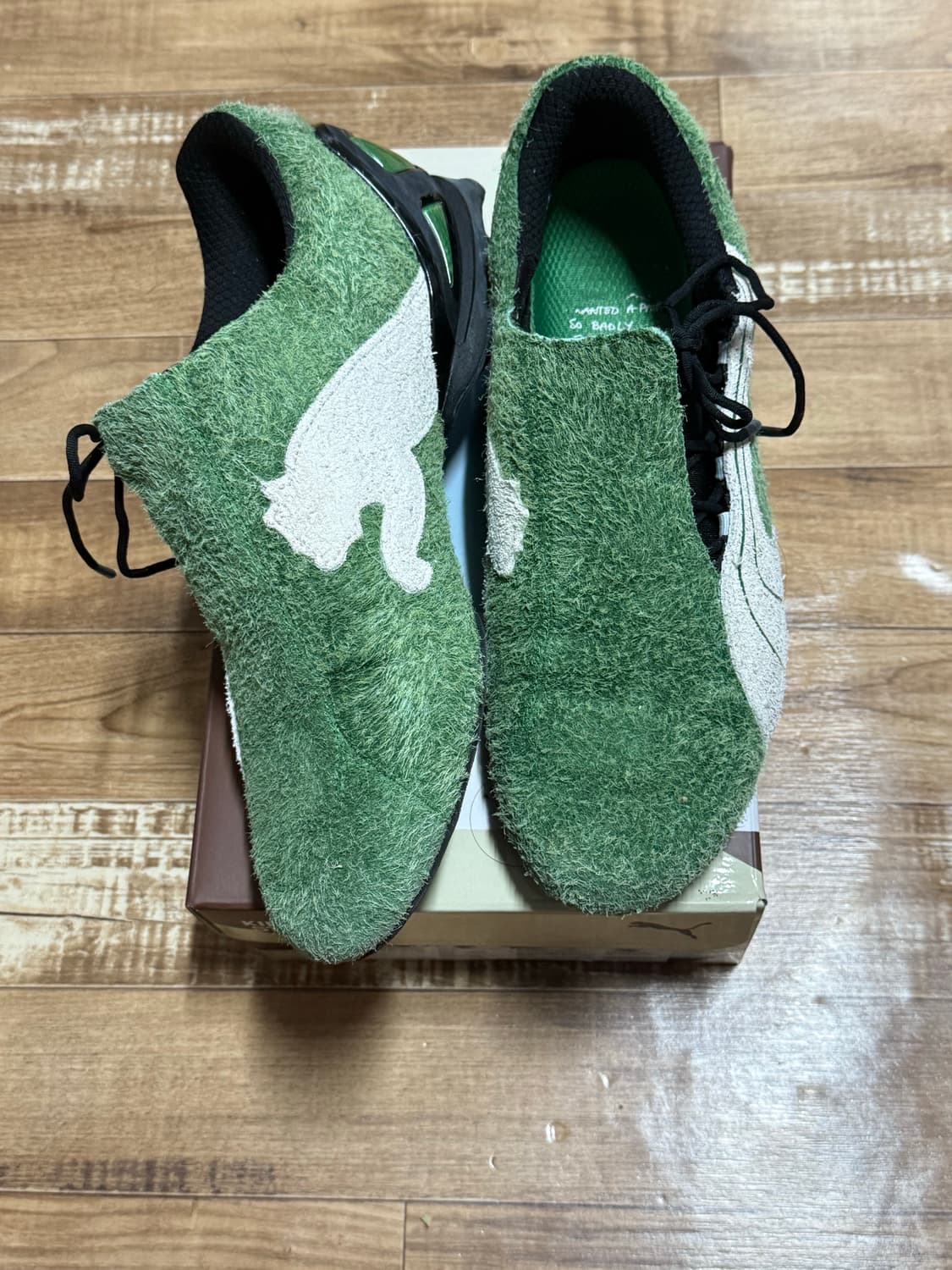 푸마 x 키드슈퍼 V-S1 아카이브 그린 화이트 290 상품이미지4