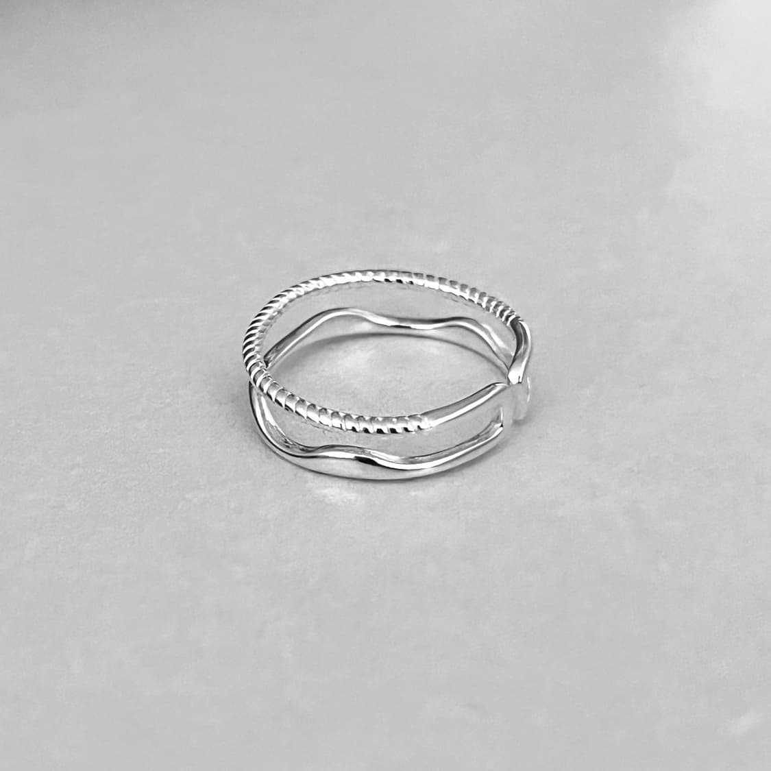 슬림 레이어드 반지 상품이미지3