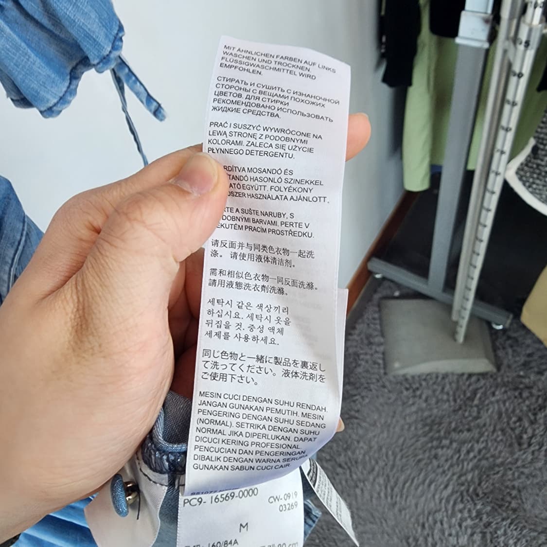 리바이스 데님 벨트 원피스 상품이미지8