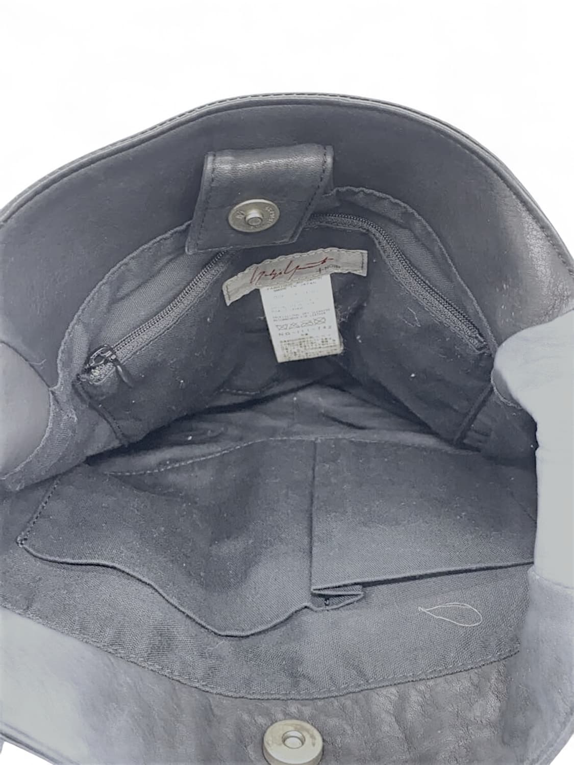 요지 야마모토 느와르 소가죽 숄더백 상품이미지5