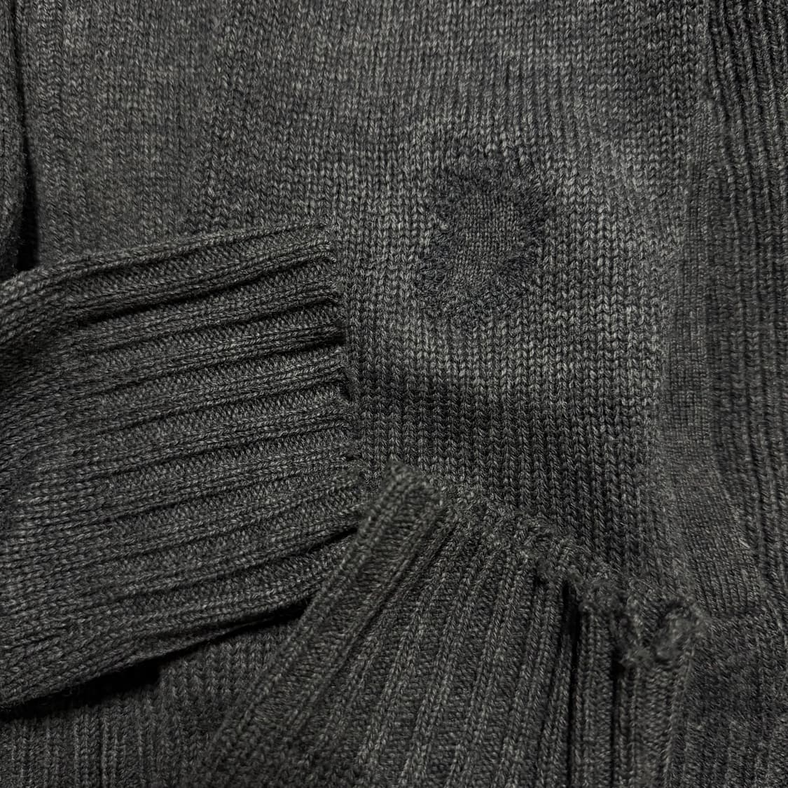 폴로 랄프로렌 빅포니 그레이 니트 집업 S 상품이미지4