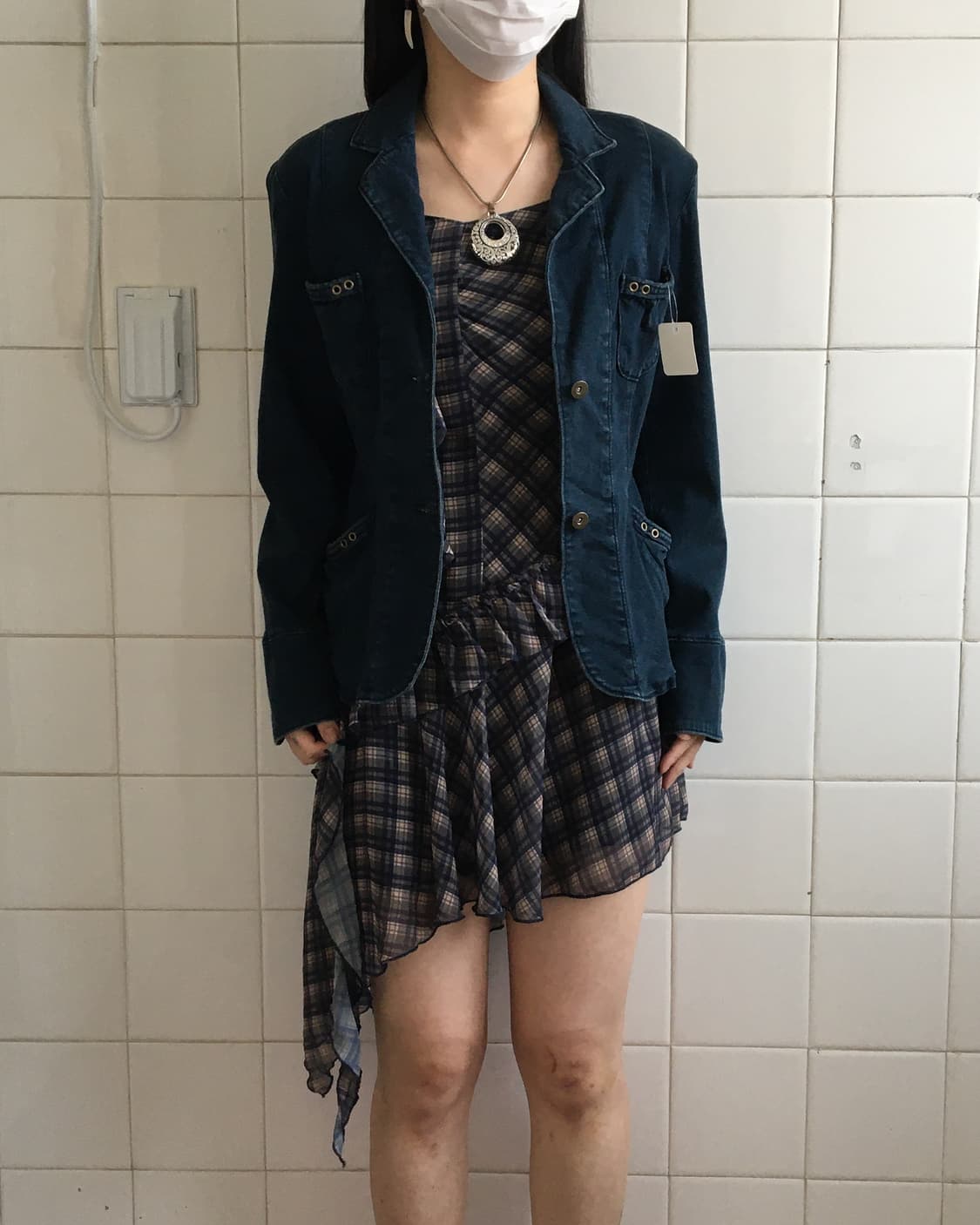 Eyelet point line detail jacket 상품이미지6