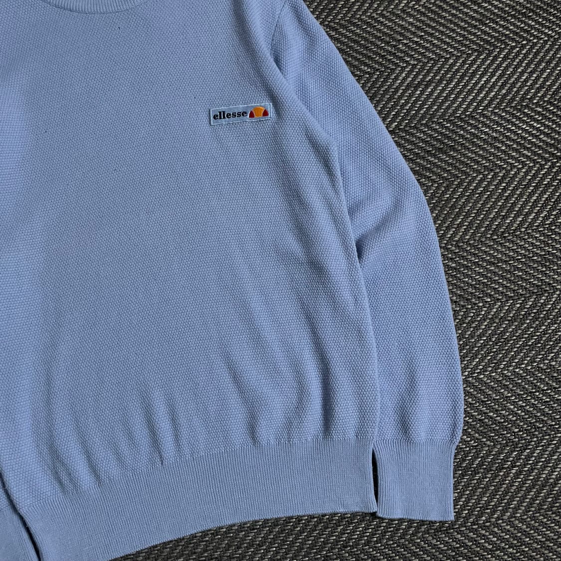 00s 엘레쎄 올드스쿨 미니멀 와플 니트y 3653 상품이미지3