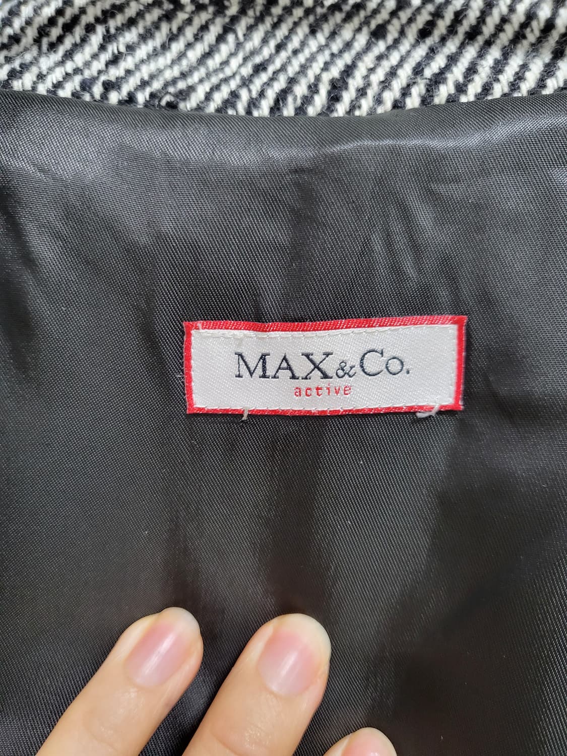 막스마라  헤링본 후드 코트 55-66사이즈 상품이미지3