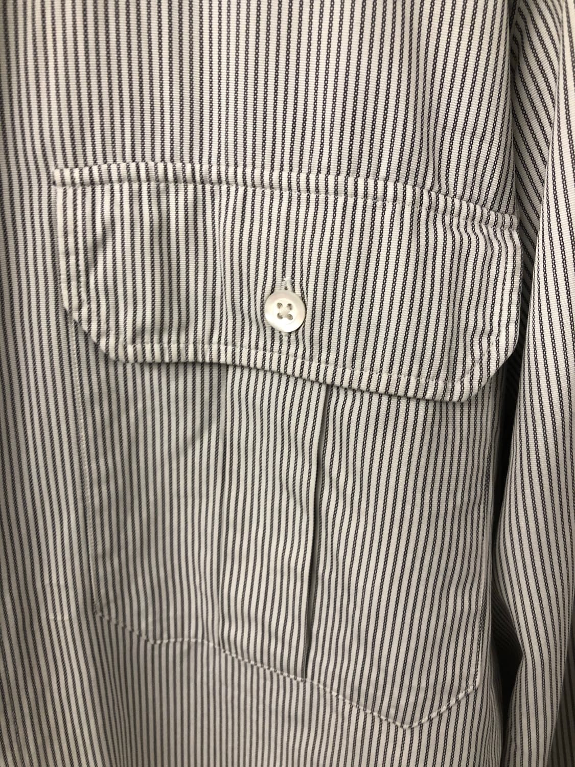 드리스반노튼 스트라이프 밀리터리 셔츠 46 상품이미지5