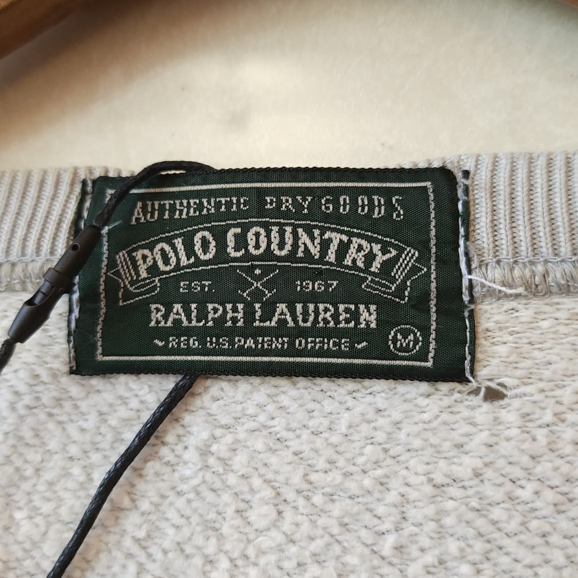 90s 폴로 컨트리 포켓 스웻셔츠 라이트 그레이 M 상품이미지4