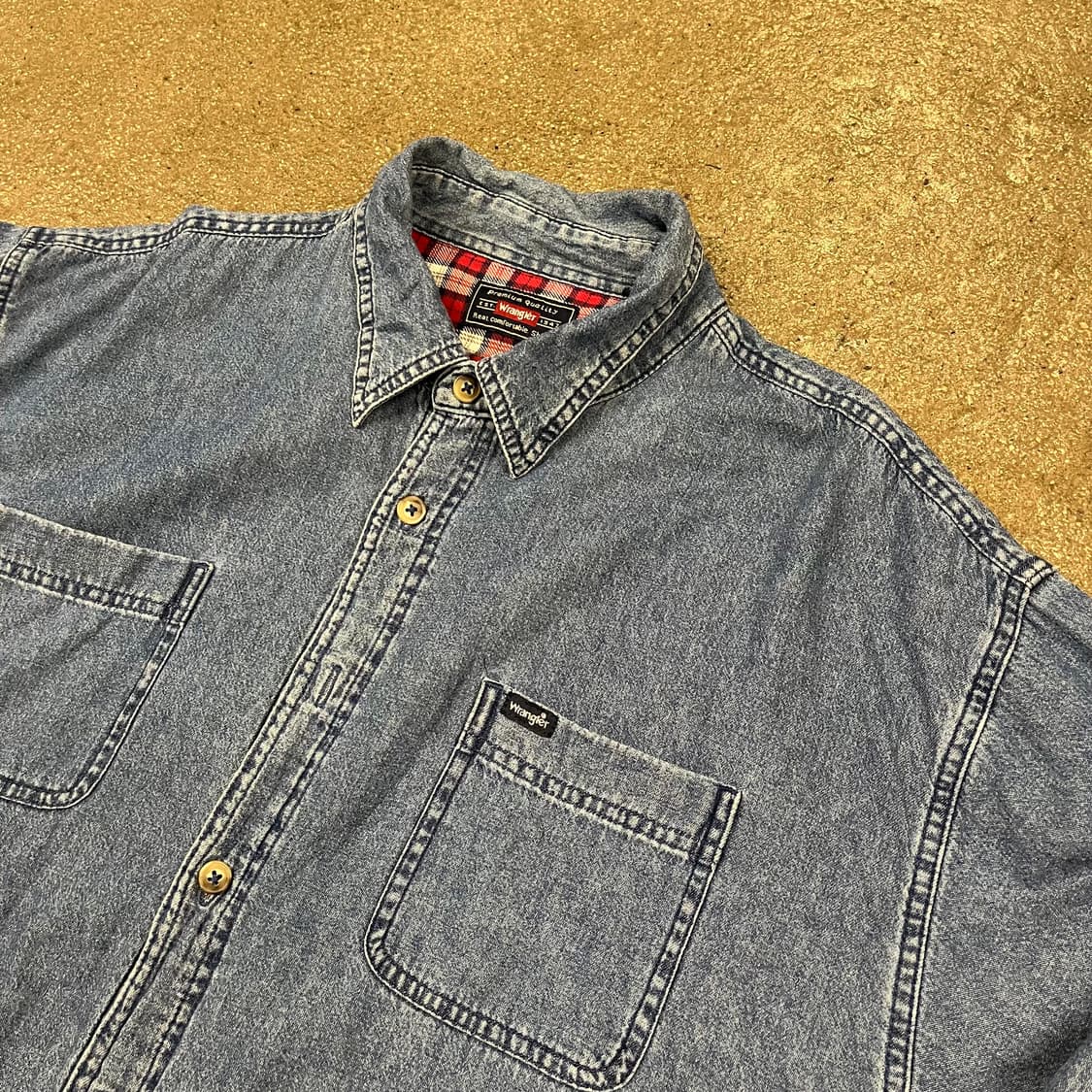 랭글러 플란넬 데님 셔츠 (110) 상품이미지2