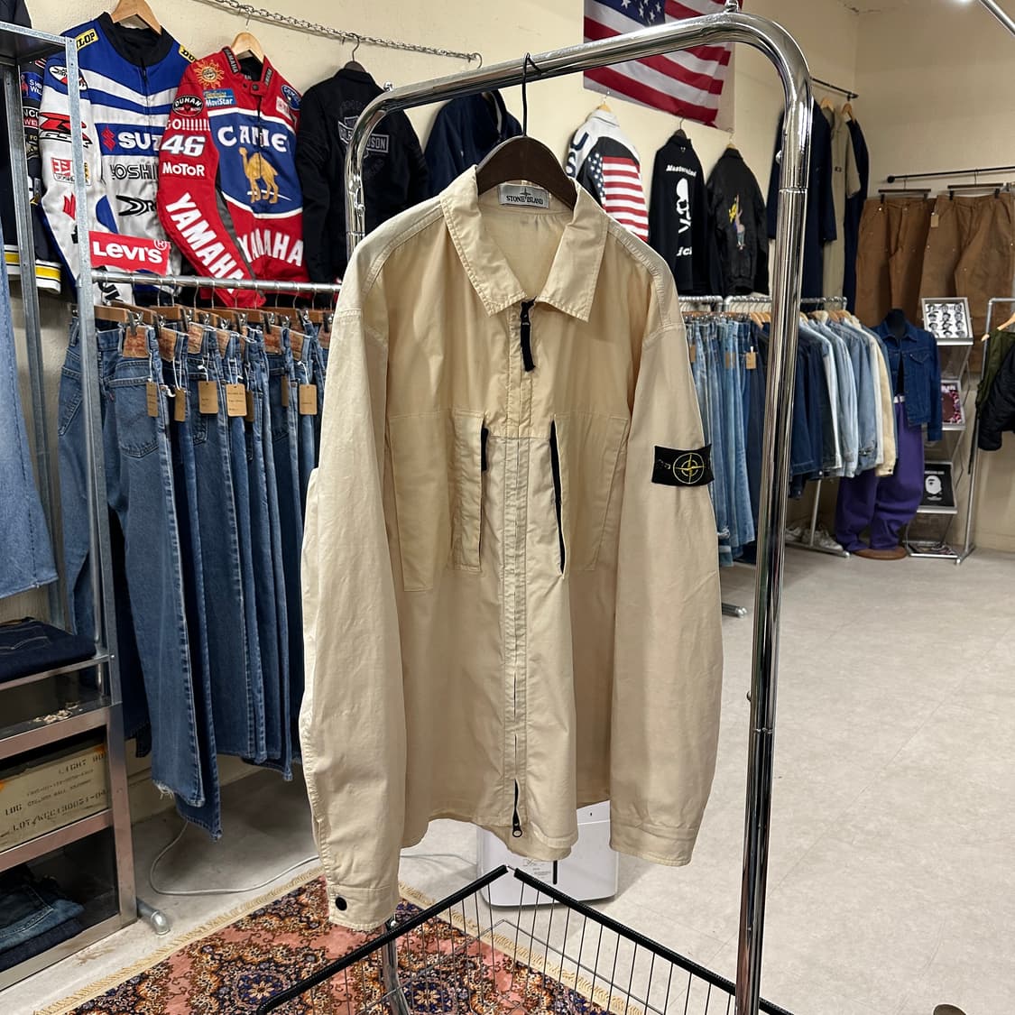 스톤아일랜드 투포켓 오버셔츠 자켓 상품이미지3