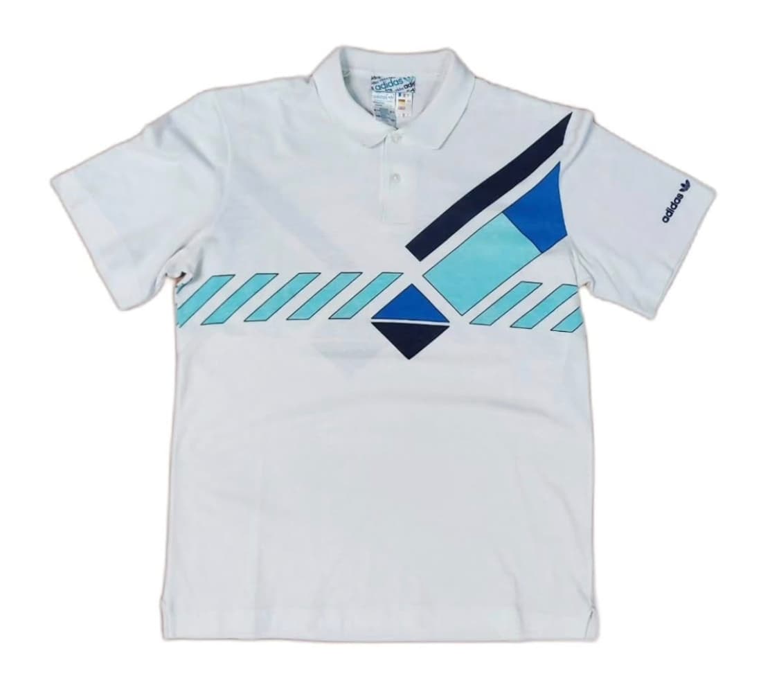 (희귀)80's 아디다스 X 이반 렌들 도미넌트 빈티지 PK 셔츠 m 상품이미지1