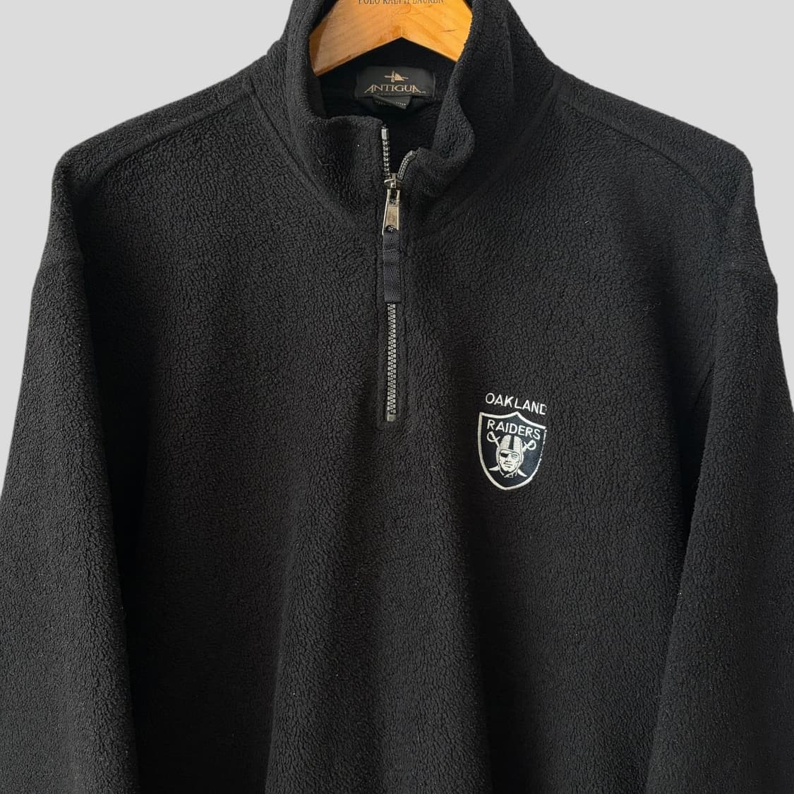 (L)빈티지 NFL 레이더스 하프집업 플리스  상품이미지2