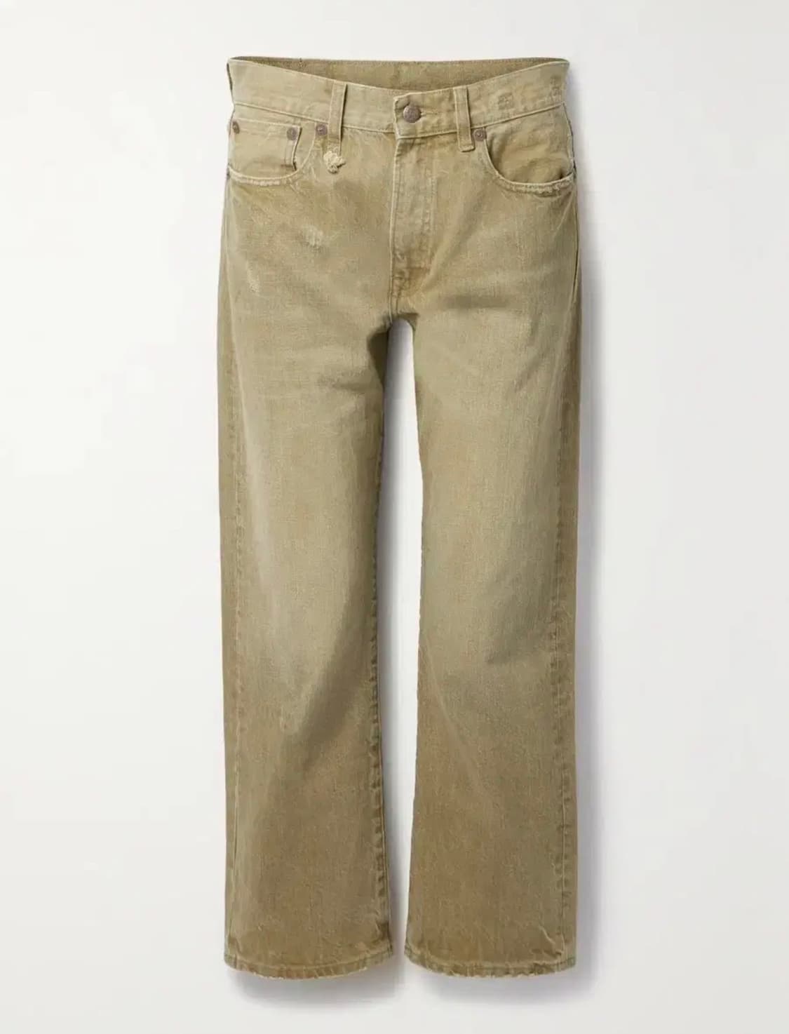 R13 올리브 그린 로우라이즈 팬츠 (25) 상품이미지1