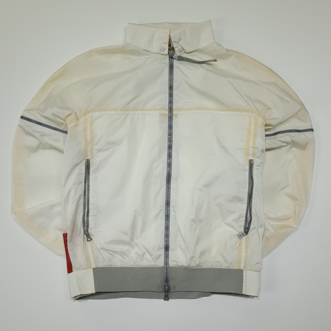 CL324 L 프라다 90s 이태리판 나일론 분리형 자켓 아우터 상품이미지1