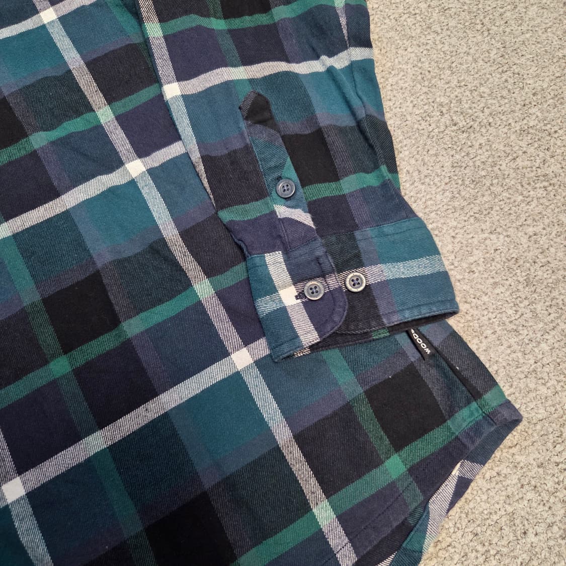 Woods 우즈 플란넬 체크셔츠 L(100) 상품이미지4