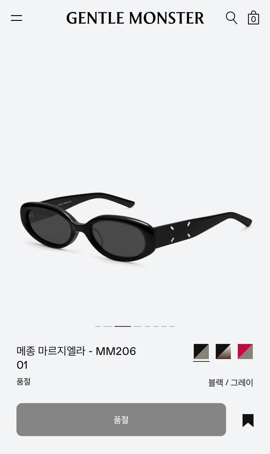 젠틀몬스터 x 마르지엘라 mm206 상품이미지2