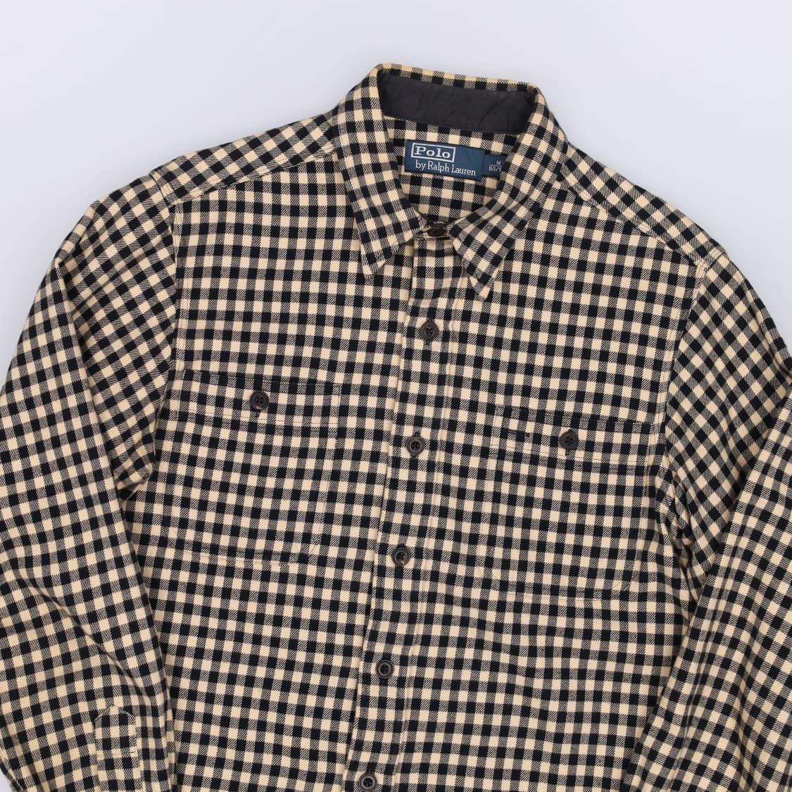 M 폴로 우먼 오버핏 플란넬 체크 포켓 셔츠 4274 상품이미지3