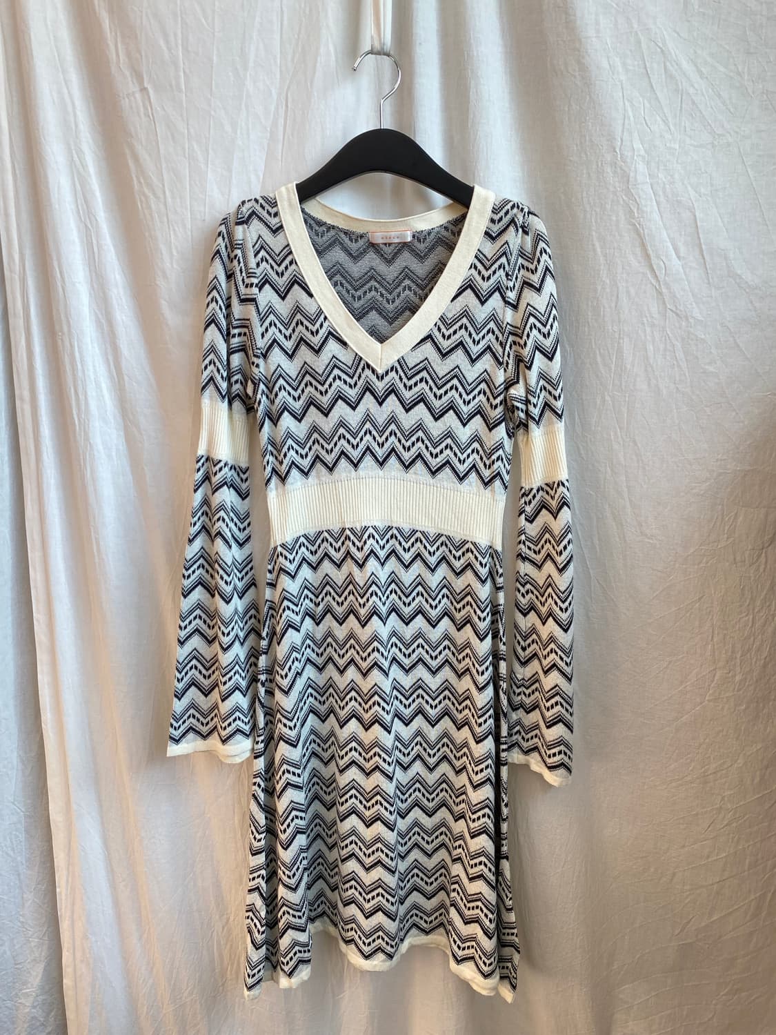 NIECE 니트 패턴원피스(S-M) 상품이미지2